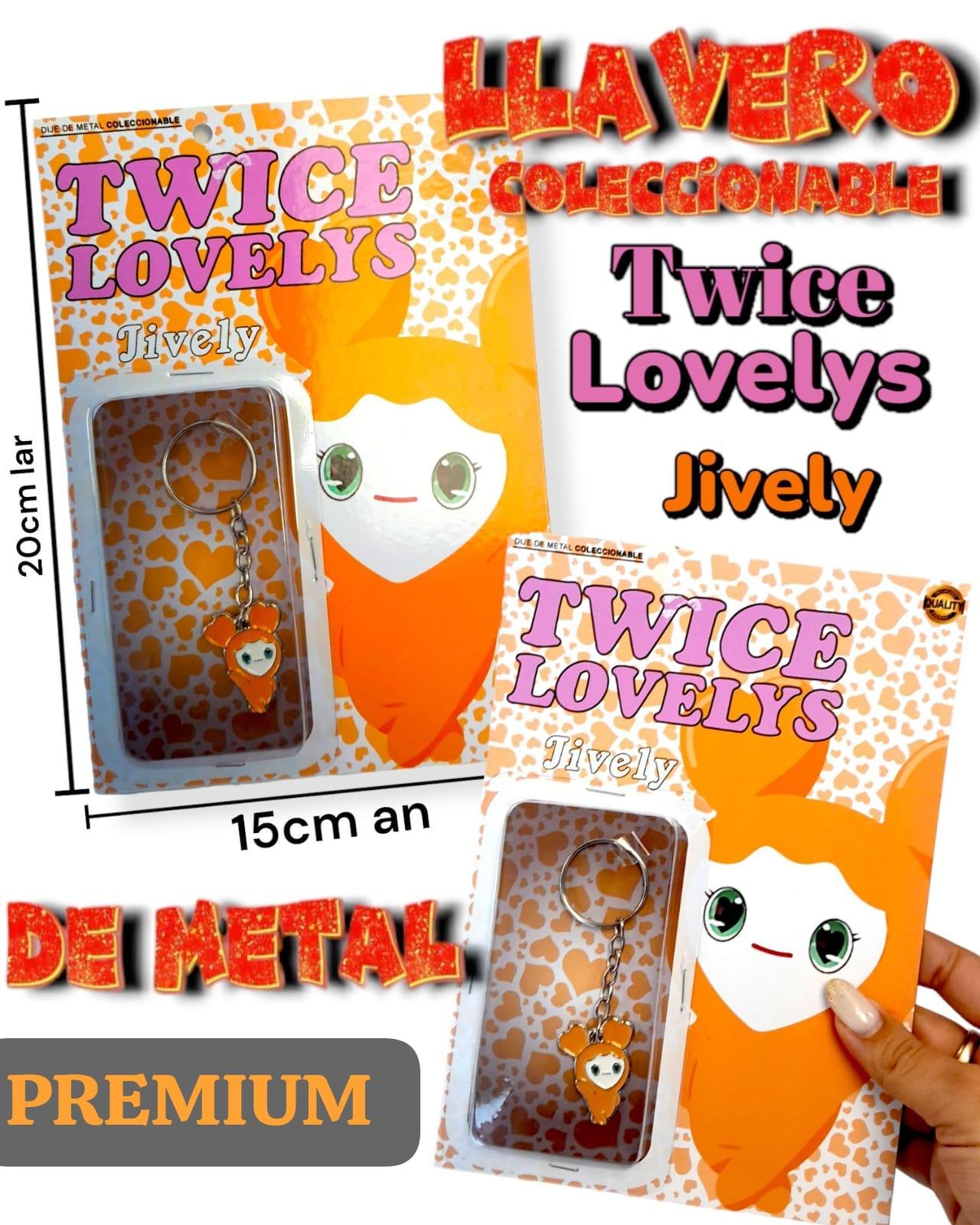 Llavero Premium Coleccionable de Metal  Twice Lovelys (JIVELY)